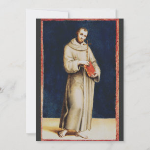 Sint-Franciscus van Assisi door Rafaël Renaissance Kaart