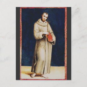 Sint Franciscus van Assisi door Raphael Renaissanc Briefkaart