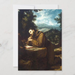 Sint Franciscus van Assisi Feestdagenkaart