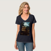 Sint Franciscus van Assisi Herald van de Vrede T-shirt (Voorkant volledig)