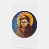 Sint-Franciscus van Assisi Het Zonnelied Acryl Bord (Hoek)