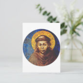 Sint-Franciscus van Assisi Het zonnelied der schep Aankondigingskaart (Staand voorkant)