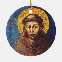 Sint Franciscus van Assisi Het zonnelied der schep Keramisch Ornament