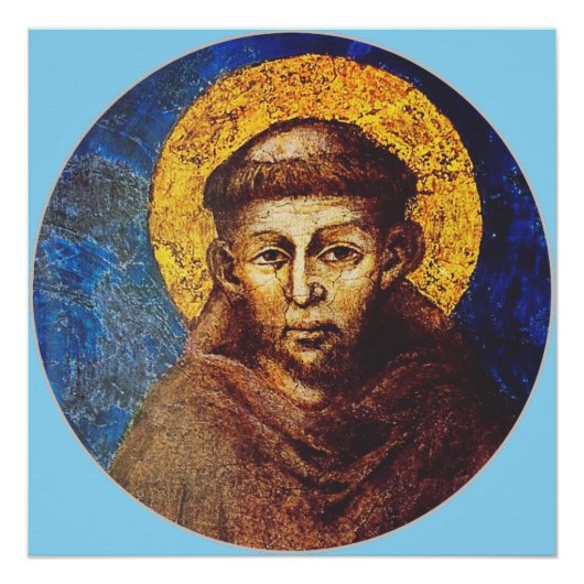 Sint Franciscus van Assisi Het Zonnelied Perfect Poster (Voorkant)