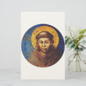 Sint Franciscus van Assisi Het zonnelied van de sc Briefpapier (Staand voorkant)