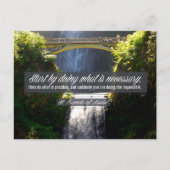 Sint Franciscus van Assisi Inspirerend citaat "Doi Briefkaart (Voorkant)