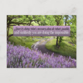 Sint Franciscus van Assisi Inspirerend Quote mogel Briefkaart (Voorkant)