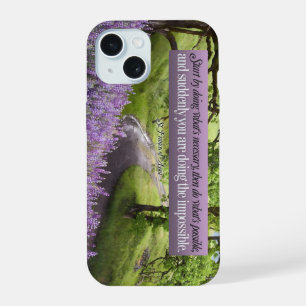 Sint Franciscus van Assisi Inspirerend Quote mogel iPhone 15 Case
