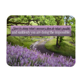 Sint Franciscus van Assisi Inspirerend Quote mogel Magneet