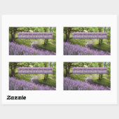 Sint Franciscus van Assisi Inspirerend Quote mogel Rechthoekige Sticker (Vel)