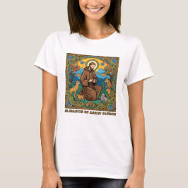Sint Franciscus van Assisi Katholiek Christelijk T T-shirt