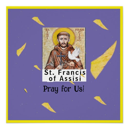 Sint-Franciscus van Assisi Perfect Poster (Voorkant)