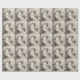 Sint Franciscus van Assisi stichter van de Francis Cadeaupapier