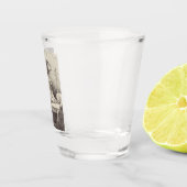 Sint Franciscus van Assisi stichter van de Francis Shot Glas (Rechts)