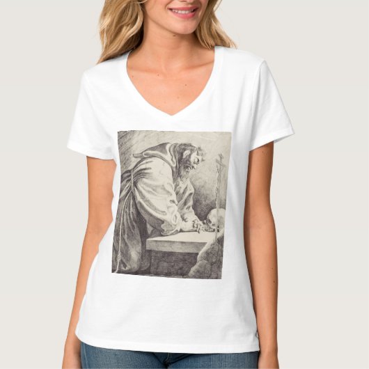 Sint Franciscus van Assisi stichter van de Francis T-shirt (Voorkant)