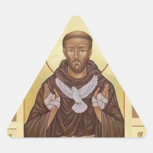 Sint Franciscus van AssisiSticker Sticker