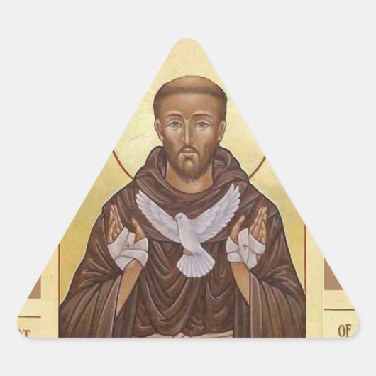 Sint Franciscus van AssisiSticker Sticker (Voorkant)