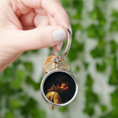 Sint-Franciscus van Caravaggio Barok Meesterwerk Sleutelhanger (Hand)