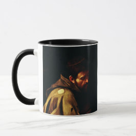 Sint-Franciscus van Caravaggio Barokmeesterwerk Mok
