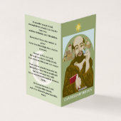 Sint Franciscus van de Zon Visitekaartje (Buitenkant)