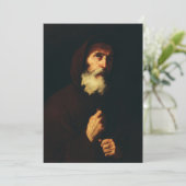 Sint-Franciscus van Paola Kaart (Staand voorkant)