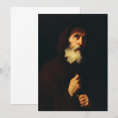 Sint-Franciscus van Paola Kaart (Voorkant / Achterkant)