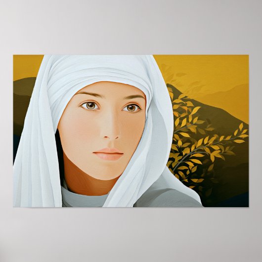 Sint Franciscus van Rome: een hart voor dienst Poster (Voorkant)