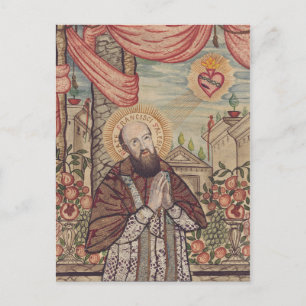 Sint Franciscus van Sales bisschop van Genève Briefkaart