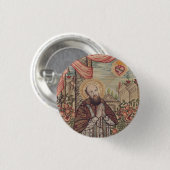 Sint-Franciscus van Sales, bisschop van Genève Ronde Button 3,2 Cm (Voorkant /achterkant)
