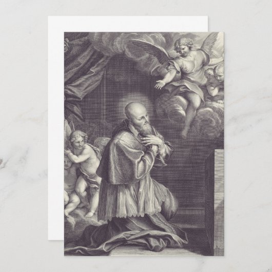 Sint Franciscus van Sales Kerkleraar Kaart (Voorkant / Achterkant)