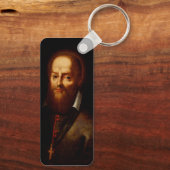 Sint Franciscus van Sales Sleutelhanger (Achterkant)
