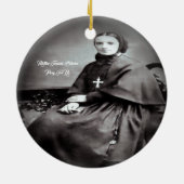 Sint-Franciscus Xaverius Cabrini Keramisch Ornament (Achterkant)