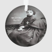 Sint-Franciscus Xaverius Cabrini Ornament (achterkant)
