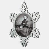 Sint-Franciscus Xaverius Cabrini Tin Sneeuwvlok Ornament (Rechts)