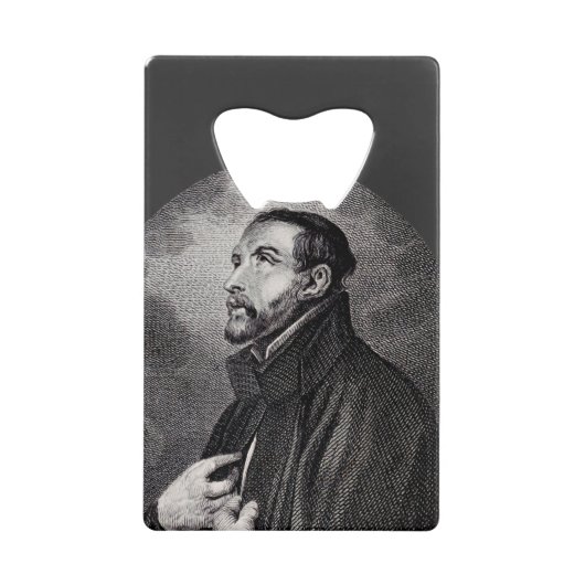 Sint-Franciscus Xaverius Creditkaart Flessenopener (Voorkant)