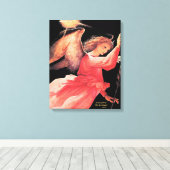 Sint Gabriël de Aartsengel Canvas Afdruk (Insitu (Houten vloer))