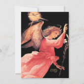 Sint Gabriël de aartsengel met gebed Feestdagenkaart (Voorkant)