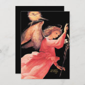 Sint Gabriël de aartsengel met gebed Feestdagenkaart (Voorkant / Achterkant)