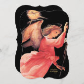 Sint Gabriël de aartsengel met gebed Feestdagenkaart (Voorkant / Achterkant)