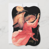 Sint Gabriël de aartsengel met gebed Feestdagenkaart (Voorkant)