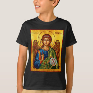 Sint Gabriël de Aartsengel Oosters Orthodoxe Byzan T-shirt