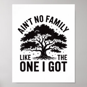 Sint geen familie zoals degene die ik Schattige kr Poster