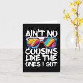 Sint geen neven zoals degene die ik heb Shirt volw Kaart (Gele Bloem)