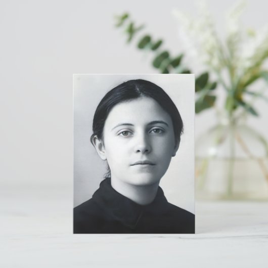 Sint Gemma Galgani Briefkaart (Staand voorkant)