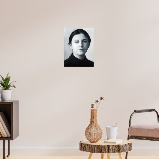 Sint Gemma Galgani Poster (Woonkamer 3)