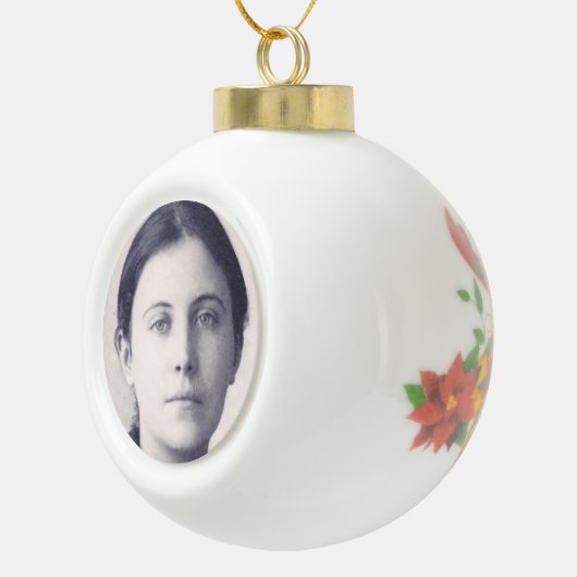 Sint-Gemma kerstversiering Keramische Bal Ornament (Rechts)