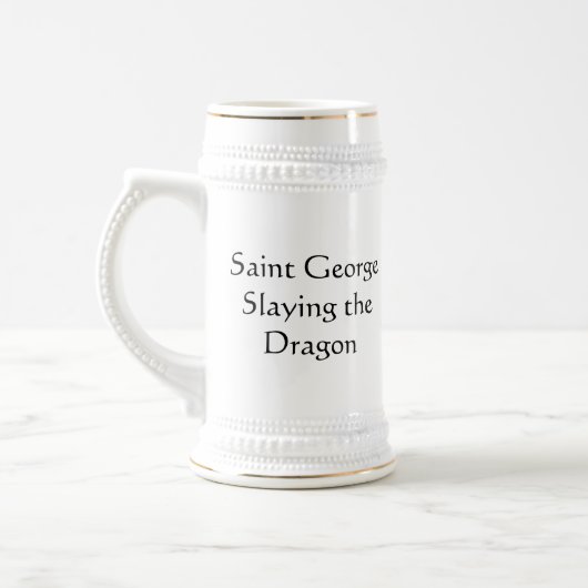 Sint-George de Dragon Stein Bierpul (Links)