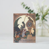 Sint George en de draak - Heinrich Lefler Briefkaart (Staand voorkant)