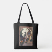 Sint George en de draak - Heinrich Lefler Tote Bag (Achterkant)