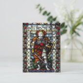 Sint-George-gekleurd glas Briefkaart (Staand voorkant)